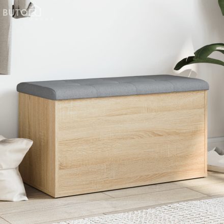 vidaXL sonoma tölgy színű szerelt fa tárolópad 82 x 42 x 45 cm