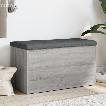 vidaXL szürke sonoma színű szerelt fa tárolópad 82 x 42 x 45 cm