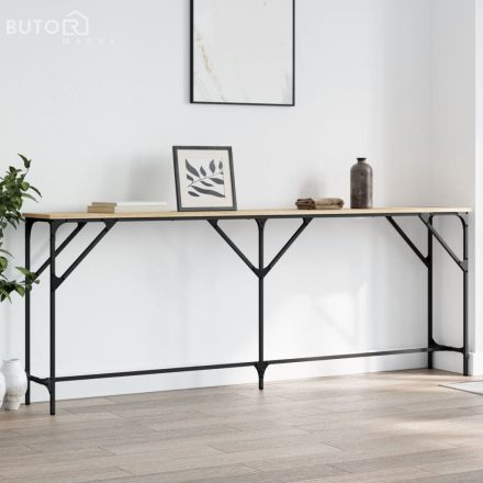 vidaXL sonoma tölgy színű szerelt fa dohányzóasztal 200x29x75 cm