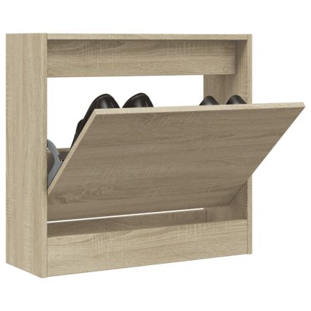 vidaXL sonoma tölgy színű szerelt fa cipőszekrény 60 x 21 x 57 cm