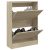 vidaXL sonoma tölgy színű szerelt fa cipőszekrény 60 x 21 x 87,5 cm
