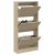 vidaXL sonoma tölgy színű szerelt fa cipőszekrény 60 x 21 x 125,5 cm
