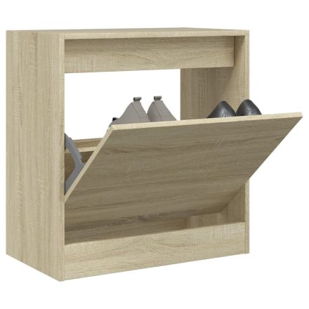 vidaXL sonoma tölgy színű szerelt fa cipőszekrény 60 x 34 x 63,5 cm