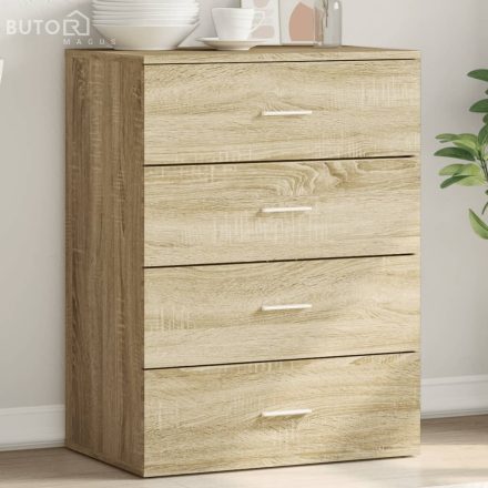 vidaXL sonoma tölgy színű szerelt fa tálalóasztal 60 x 39 x 80 cm