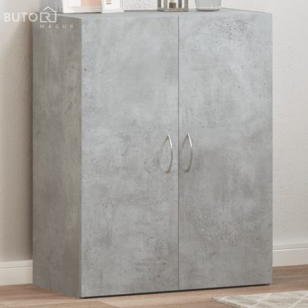 vidaXL betonszürke szerelt fa irattartó szekrény 60 x 32 x 77,5 cm