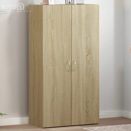 vidaXL sonoma tölgy színű szerelt fa irattartó szekrény 60x32x115 cm
