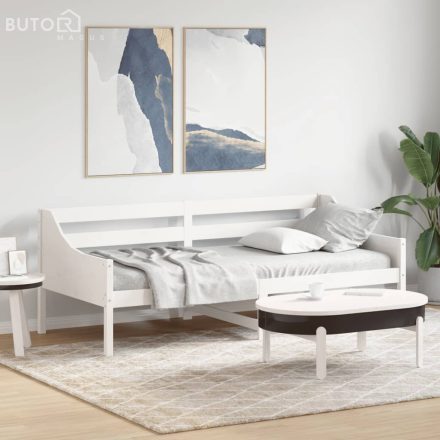vidaXL kanapéágy ágy matrac fehér 100x200 cm tömör fa fenyőfa