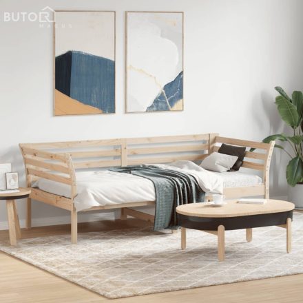 vidaXL kanapéágy ágy matrac 75x190 cm tömör fa fenyőfa