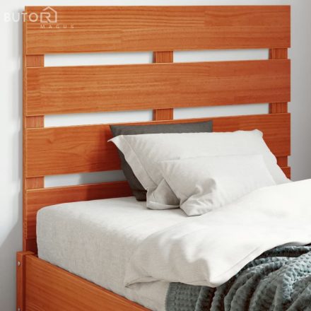 vidaXL viaszbarna tömör fenyőfa fejtámla 90 cm