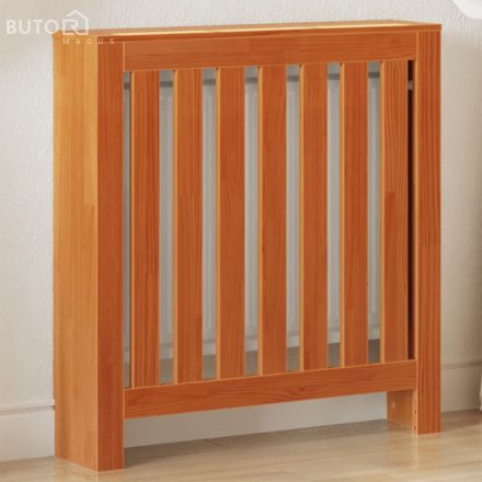 vidaXL viaszbarna tömör fenyőfa radiátorburkolat 79,5 x 19 x 84 cm