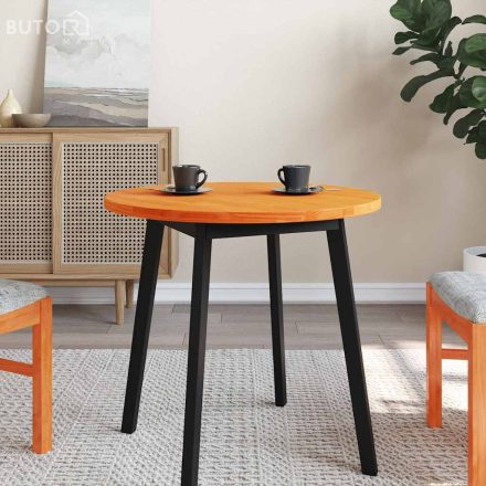 vidaXL viaszbarna tömör fenyőfa kerek asztallap Ø70 x 2,5 cm
