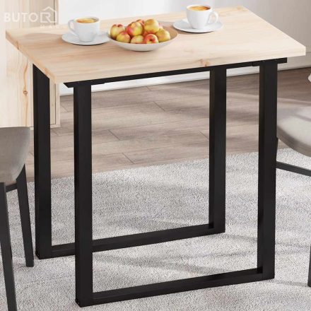 vidaXL tömör fenyőfa téglalap alakú asztallap 80 x 50 x 2,5 cm