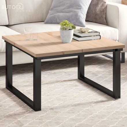 vidaXL 2 db tömör fenyőfa téglalap alakú asztallap 80 x 40 x 2,5 cm