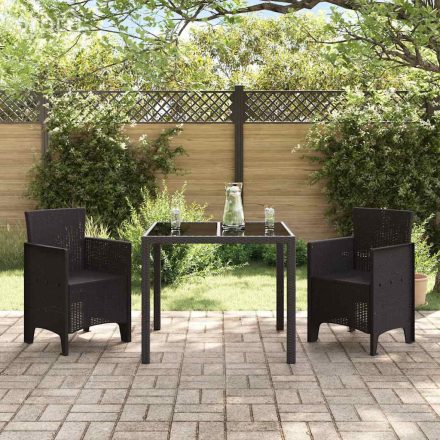vidaXL Kerti Szék 2 pcs Barna 53 x 49 x 85 cm PP