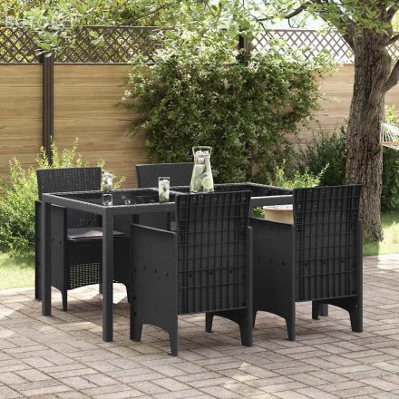 vidaXL Kerti Szék 4 pcs Antracit 53 x 49 x 85 cm PP