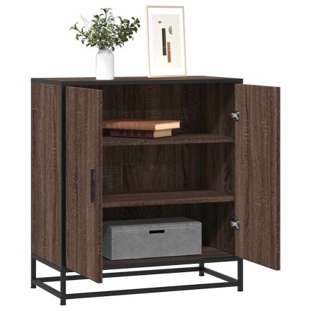 vidaXL barna tölgy színű szerelt fa tálalószekrény 68 x 35 x 76 cm