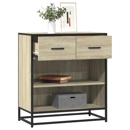 vidaXL komód Sonoma tölgy 68x35x76 cm Gépelt fa