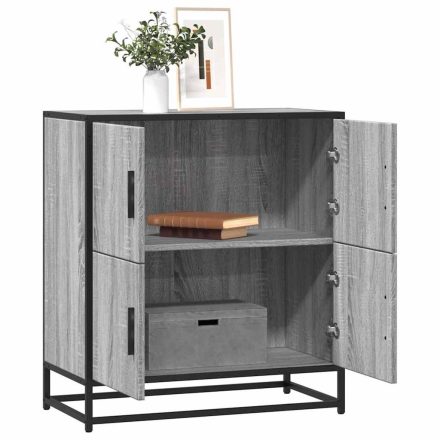 vidaXL komód Szürke Sonoma 68x35x76 cm Gépi úton előállított fa