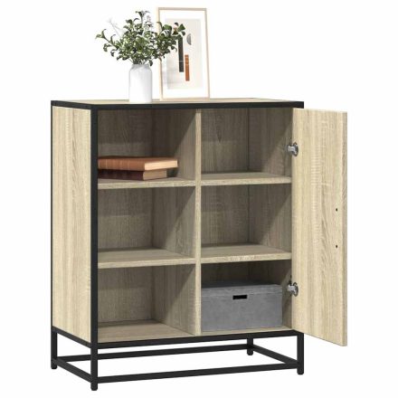 vidaXL komód Sonoma tölgy 62x35x76 cm Gépelt fa