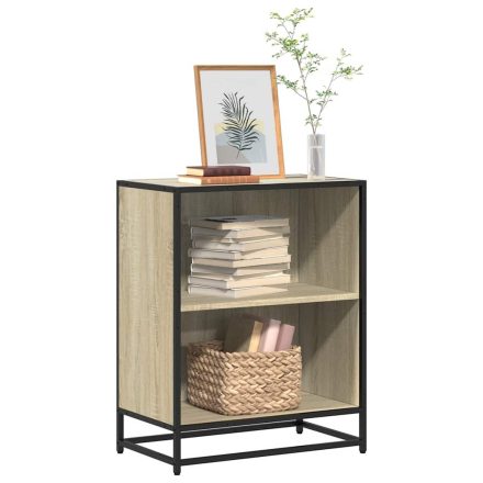 vidaXL sonoma színű szerelt fa könyvszekrény 60x35x76 cm