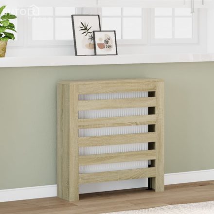 vidaXL sonoma tölgy szerelt fa radiátorburkolat 78 x 20 x 82 cm