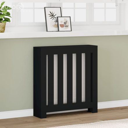 vidaXL fekete szerelt fa radiátorburkolat 78 x 20 x 82 cm
