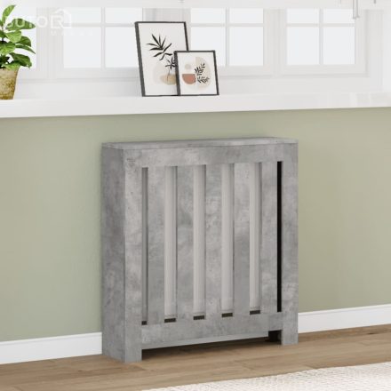 vidaXL betonszürke szerelt fa radiátorburkolat 78 x 20 x 82 cm