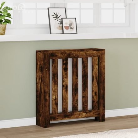 vidaXL füstös tölgy színű szerelt fa radiátorburkolat 78 x 20 x 82 cm