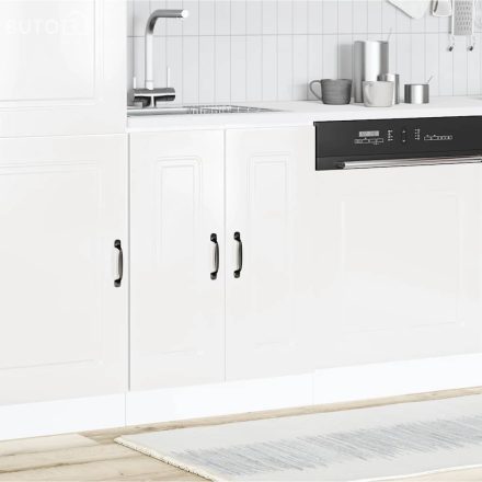 vidaXL Mosogató aljzat szekrény Kalmar magasfényű fehér 60x46x81,5 cm