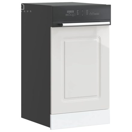 vidaXL mosogatógép panel Kalmar magasfényű fehér 45x1,5x67 cm