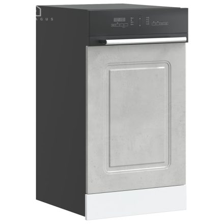 vidaXL mosogatógép panel Kalmar beton szürke 45x1,5x67 cm