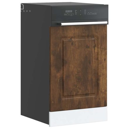 vidaXL mosogatógép panel Kalmar füstölt tölgy 45x1,5x67 cm