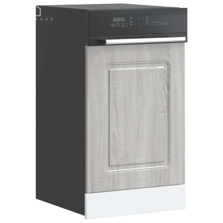 vidaXL mosogatógép panel Kalmar szürke sonoma 45x1,5x67 cm gépi fa