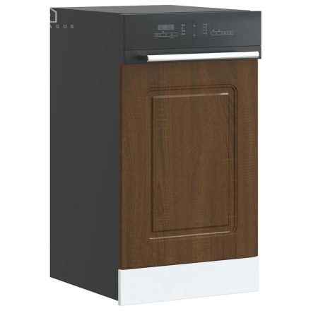vidaXL mosogatógép panel Kalmar barna tölgy 45x1,5x67 cm