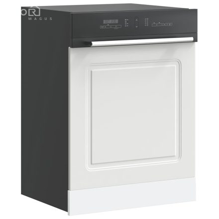 vidaXL mosogatógép panel Kalmar fehér 60x1,5x67 cm műanyag fa