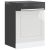 vidaXL mosogatógép panel Kalmar magasfényű fehér 60x1,5x67 cm gépi fa