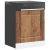 vidaXL mosogatógép panel Kalmar régi fa 60x1,5x67 cm gépesített fa