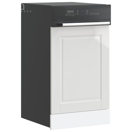 vidaXL mosogatógép panel "Porto" Magasfényű fehér 45x1,5x67 cm Gépi fa