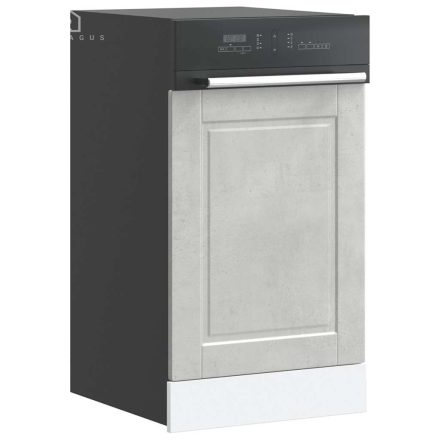 vidaXL mosogatógép panel "Porto" Beton szürke 45x1,5x67 cm Mérnöki fa