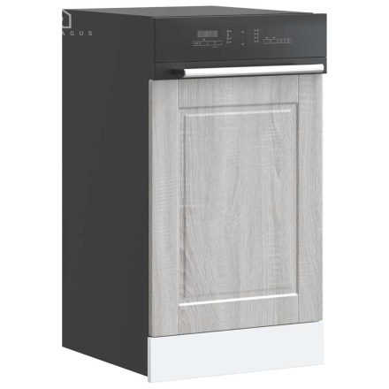 vidaXL mosogatógép panel "Porto" Szürke Sonoma 45x1,5x67 cm Mérnöki fa