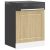 vidaXL mosogatógép panel Porto sonoma tölgy 60x1,5x67 cm mérnöki fa