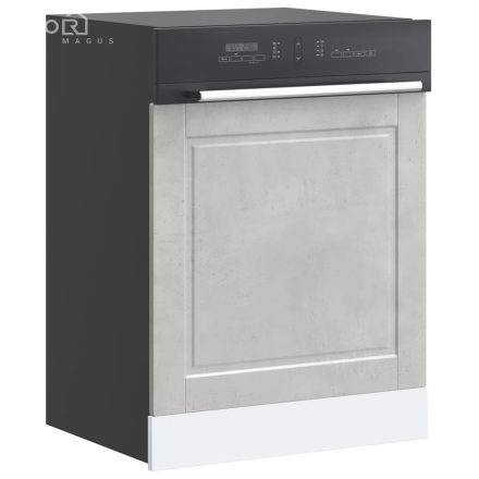 vidaXL mosogatógép panel Porto beton szürke 60x1,5x67 cm mérnöki fa