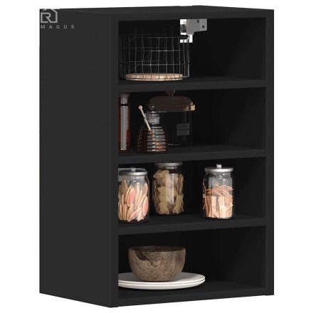 vidaXL “Riga” fekete forgácslap függő szekrény 40x29,5x60 cm