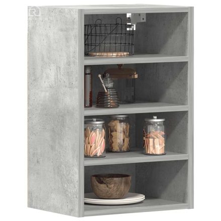 vidaXL “Riga” betonszürke szerelt fa függő szekrény 40x29,5x60 cm