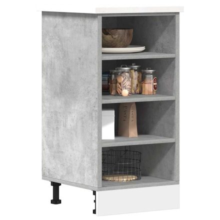 vidaXL “Riga” betonszürke szerelt fa alsószekrény 40x44,5x81,5 cm