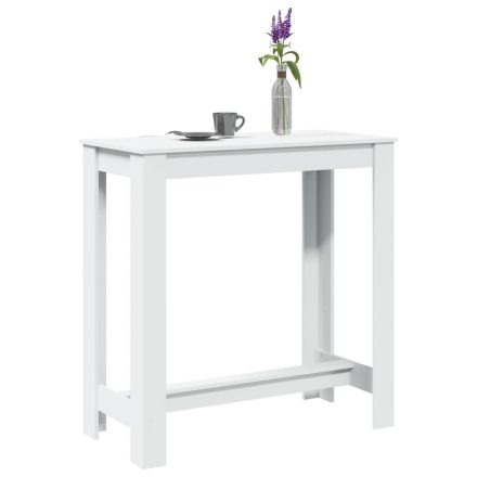 vidaXL fehér szerelt fa bárasztal 102 x 50 x 103,5 cm