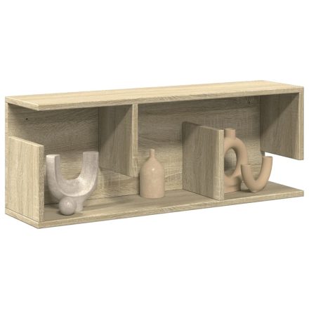 vidaXL sonoma tölgy színű szerelt fa faliszekrény 80 x 20 x 30 cm