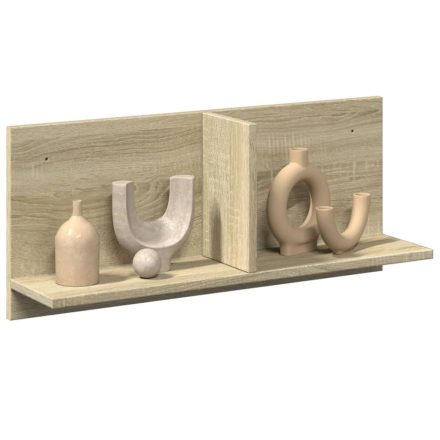 vidaXL sonoma tölgy színű szerelt fa faliszekrény 70 x 16,5 x 30 cm