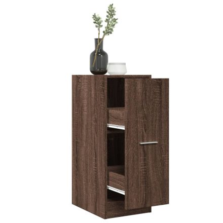 vidaXL barna tölgy színű szerelt fa patikaszekrény 30 x 41 x 77,5 cm