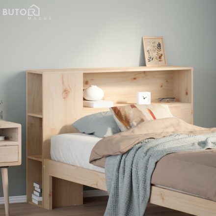 vidaXL tömör fenyőfa fejtámla tárolóval 90 cm
